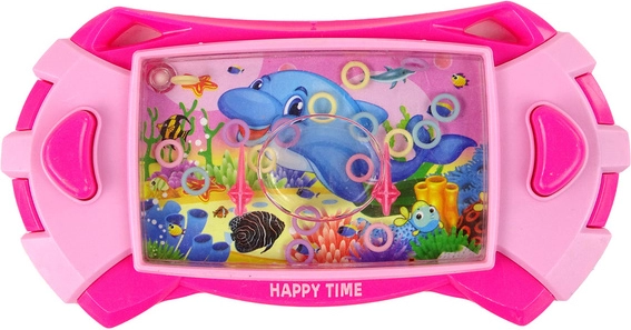Joc de îndemânare cu apă Delfin consolă roz