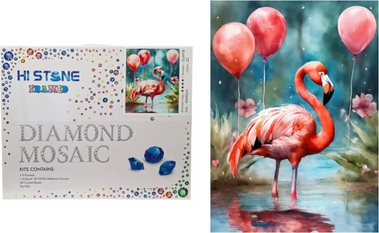 Mozaic cu diamante Flamingo