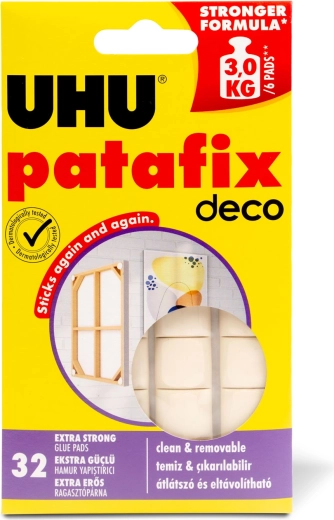 Pastă adezivă albă Patafix Homedeco, 32 buc.