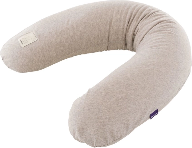 Träumeland husă pentru pernă de alăptare elastică Beige Meliert