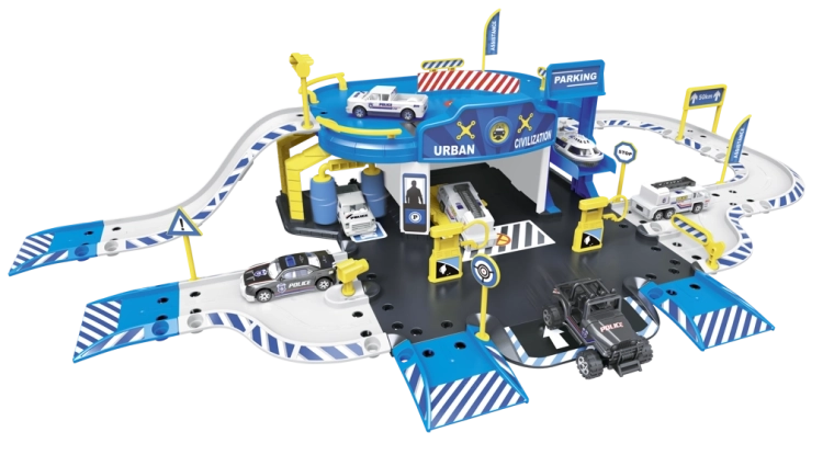 Stație de poliție cu garaj