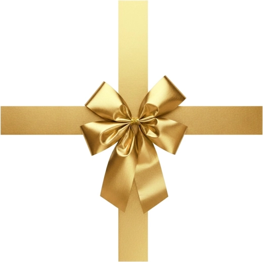 Fundă decorativă aurie pentru ușă 33 × 42 cm