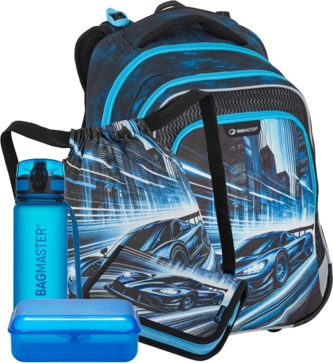 Bagmaster LUMI 26 C set școlar mare pentru elevii de clasa I – mașină