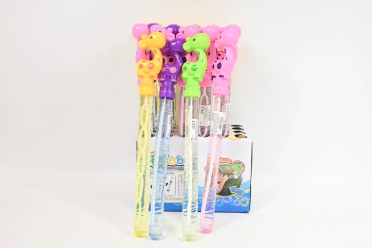 Baghetă pentru baloane de săpun – girafă 36 cm