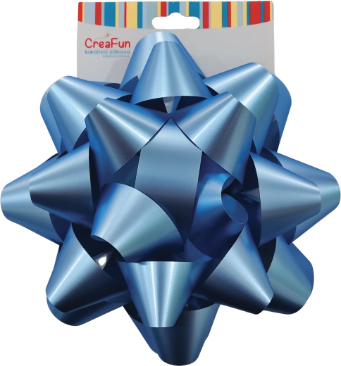 Fundă pentru cadouri albastră 20 cm