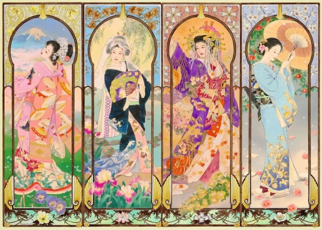 Puzzle Ravensburger Patru anotimpuri 1000 piese