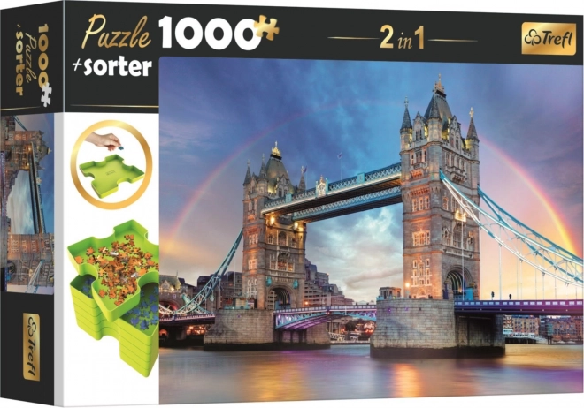 Puzzle Trefl Turnul Podului Londra 1000 piese cu trior