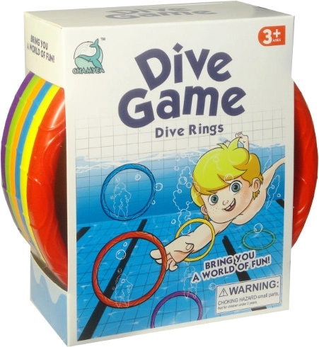 Set de inele de scufundare pentru apă (6 buc.)