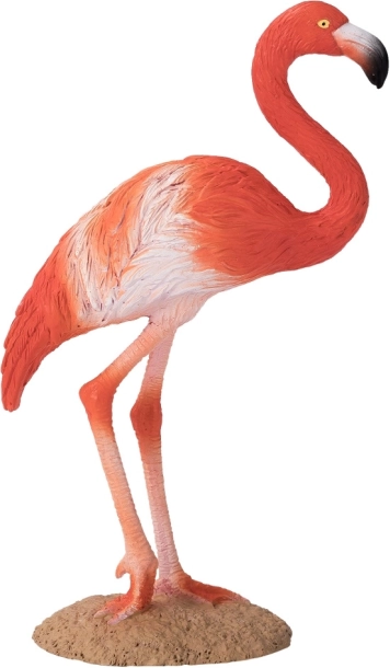 Figurină Mojo flamingo caraibian – model plastic realist