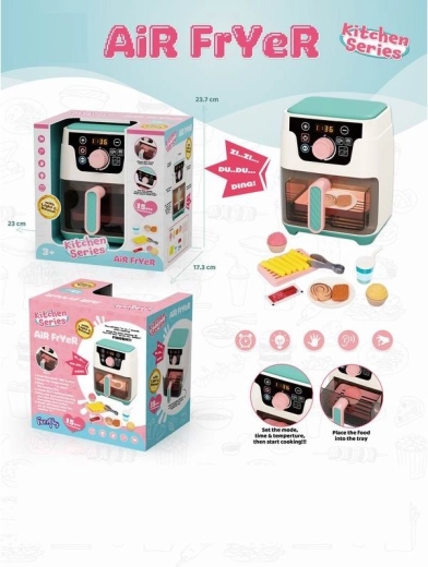 Friteuză cu aer cald pentru copii, pe baterii