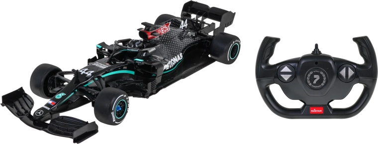 Mașină Mercedes-AMG F1 W11 EQ Performance cu telecomandă, scară 1:12
