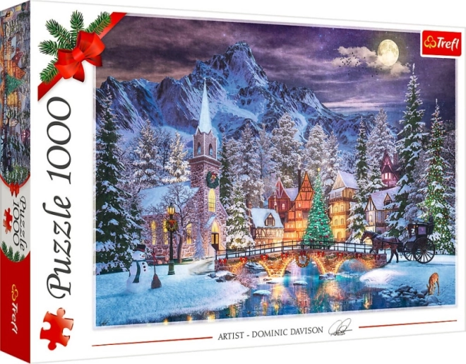 Puzzle 1000 piese – Atmosferă de Crăciun Trefl