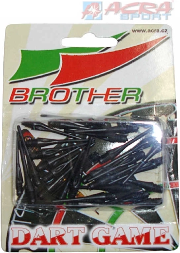 Acra vârfuri de plastic de schimb pentru săgeți Brother, set 30 buc.