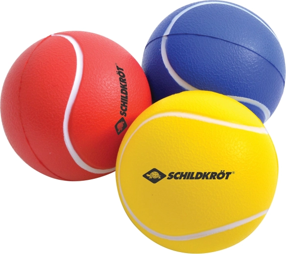 Schildkröt mingi colorate din spumă pentru softball 7 cm (3 buc.)