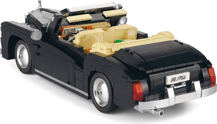 Set de construcție automobil retro – cabriolet, 1096 piese