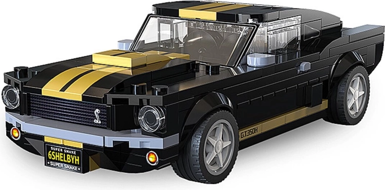 Set de construcție CaDA Shelby GT 350 H la scara 1:24, negru