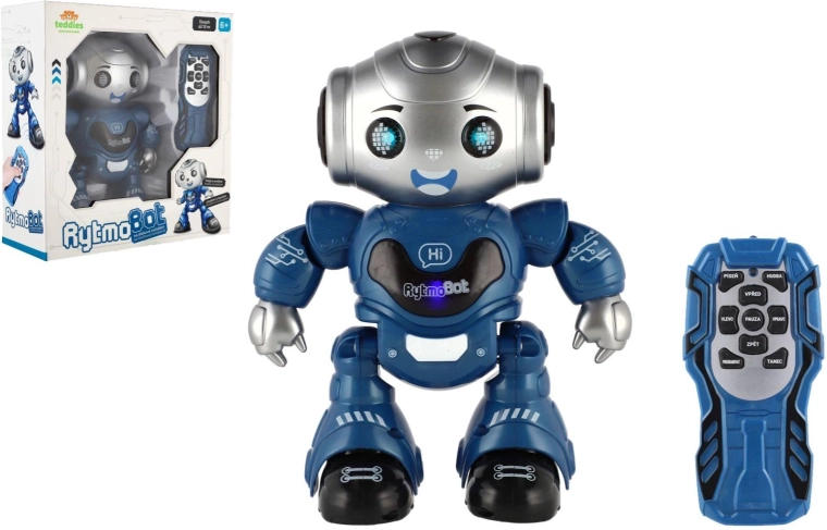 Robot RytmoBot cu control infraroșu, cu lumină și sunet, 20 cm