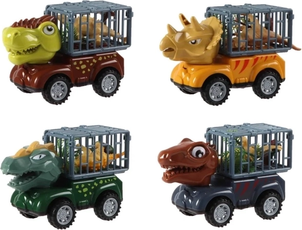 Mașină cu inerție Dinozaur cu figură