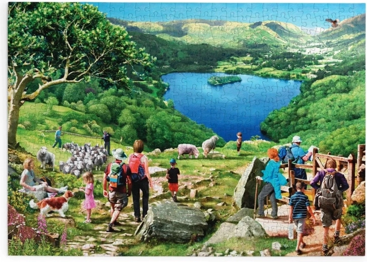 House of Puzzles Priveliște asupra lacului – puzzle cu 500 de piese mari