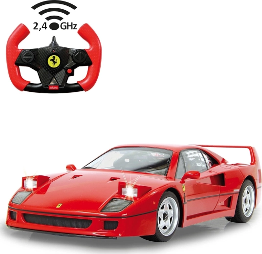 Mașină RC Jamara Ferrari F40 1:14, roșie, 2,4 GHz