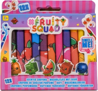 Creioane cerate parfumate Fruity Squad 12 buc