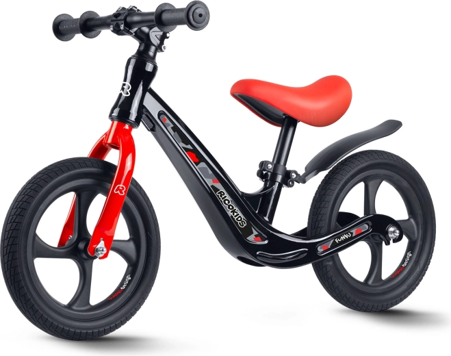 Bicicletă de echilibru pentru copii Ricokids Funnu din aliaj de magneziu 12” cu roți EVA fără cameră