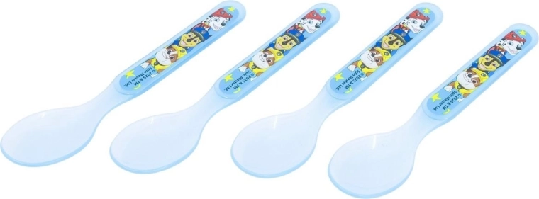 STOR set de lingurițe pentru copii Patrula Cățelușilor (4 buc.)