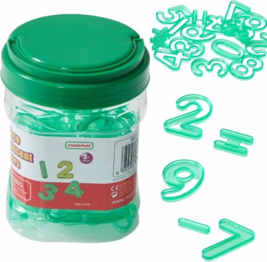 Masterkidz cifre transparente pentru panou luminos LED STEM