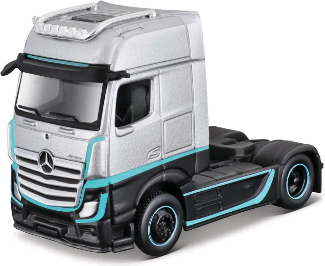 Maisto Mercedes-Benz Actros 1851 custom rigs argintiu-negru 1:64
