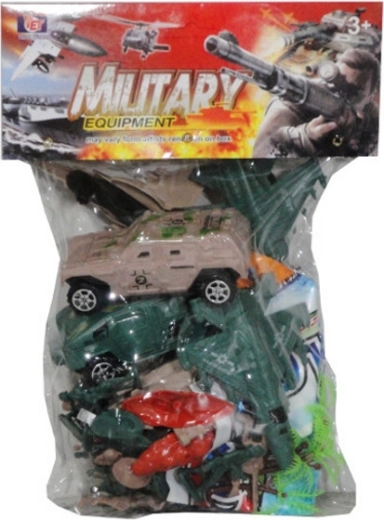 Set de figurine militare cu covoraș pliabil