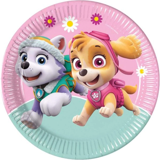 Farfurii de hârtie PAW PATROL 23 cm, 8 buc.