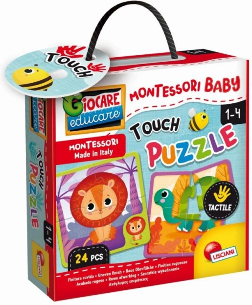 Joc de Puzzle Tactil Montessori pentru Copii