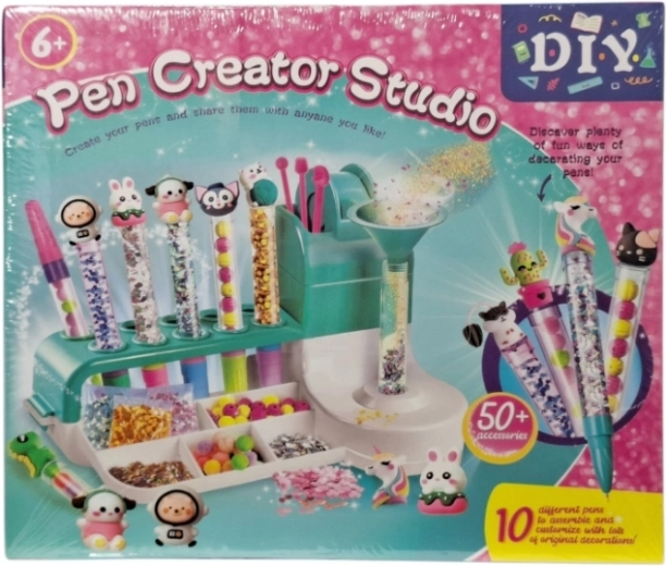 Set creativ pentru realizarea și decorarea pixurilor