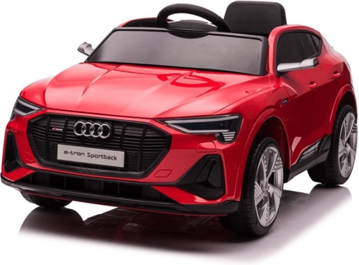 Mașinuță electrică Audi e-tron Sportback, roșie, 4 motoare