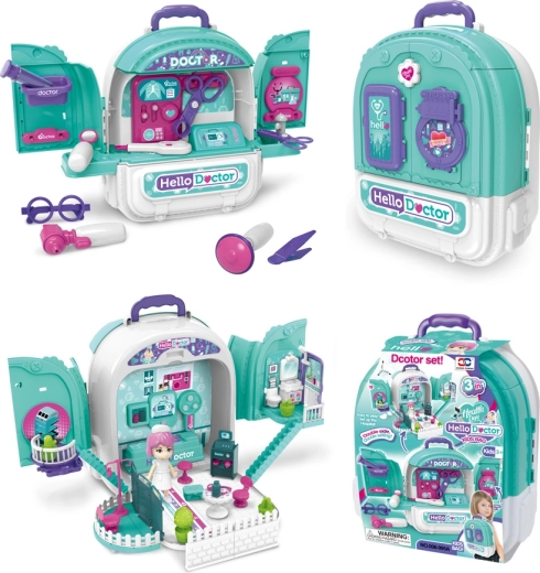 Set de doctor 3-în-1 în rucsac Sparkys