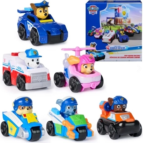 Vehicul mini Paw Patrol cu motiv Patrula Cățelușilor - 1 bucată