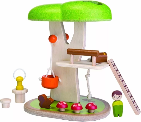 PlanToys căsuță din lemn în copac Tree house