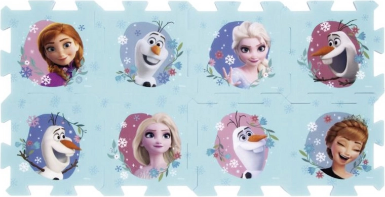 Puzzle din spumă pentru podea Frozen (Regatul de gheață) 118,5 × 61,5 cm