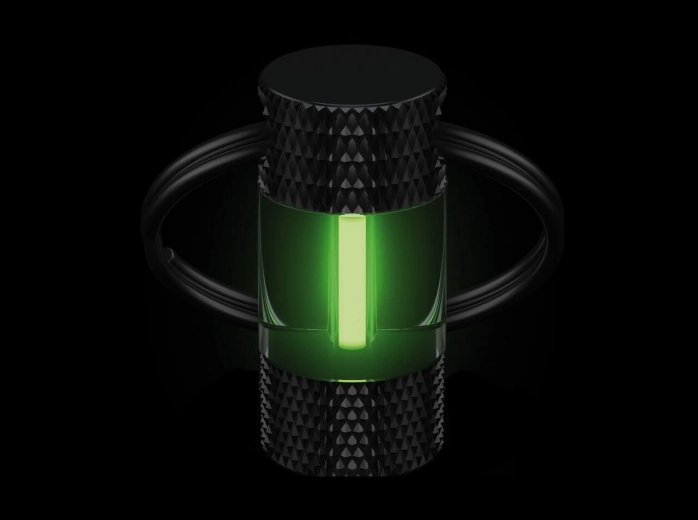 Böker Plus Mini Glow – breloc verde fără baterie pentru chei