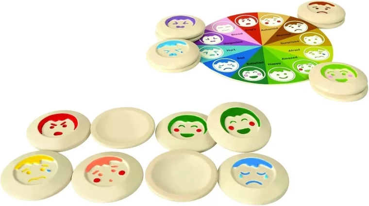 PlanToys pexeso din lemn – stări de spirit