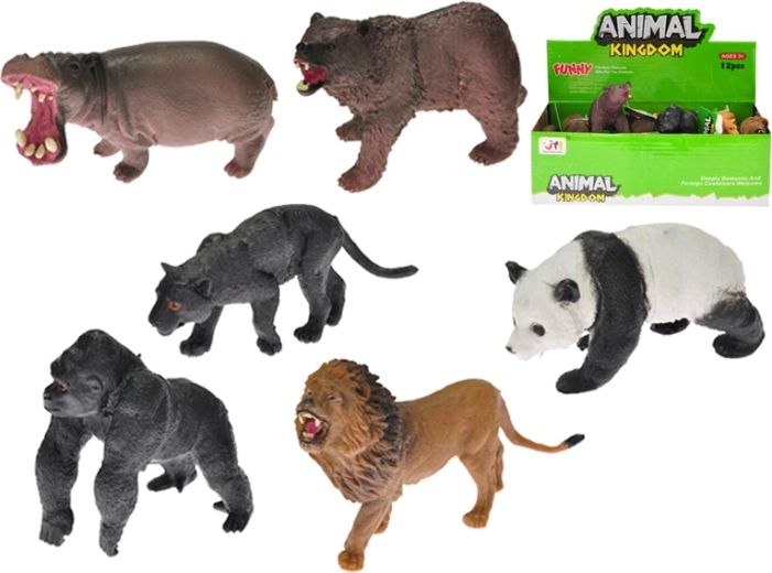 Animale de safari 8–10 cm, set 12 specii