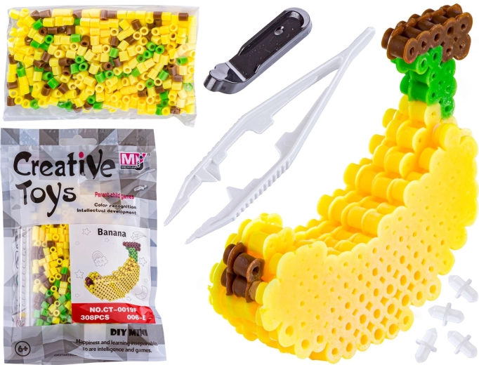 Mărgele de călcat 3D – șablon banană