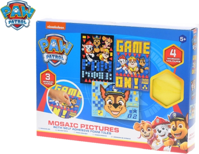 Set mozaic PAW PATROL pentru copii de la 5 ani