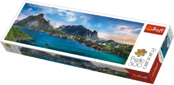 Puzzle panoramic 500 piese – Lofoten, Norvegia