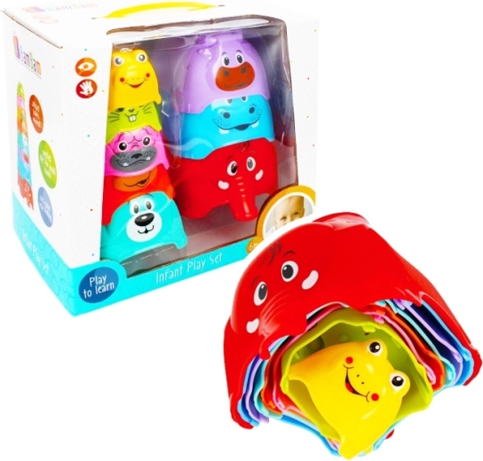 Animăluțe de asamblat – piramidă