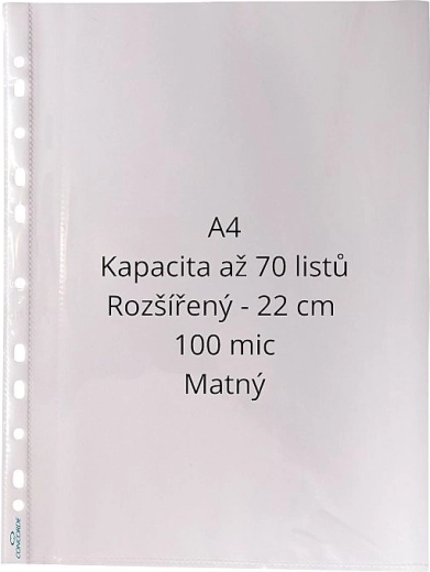 Folie de protecție (copertă) Concorde A4 mată 100 µm 50 buc.