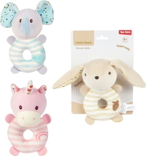 Zornăitoare din pluș cu animăluțe pentru bebeluși