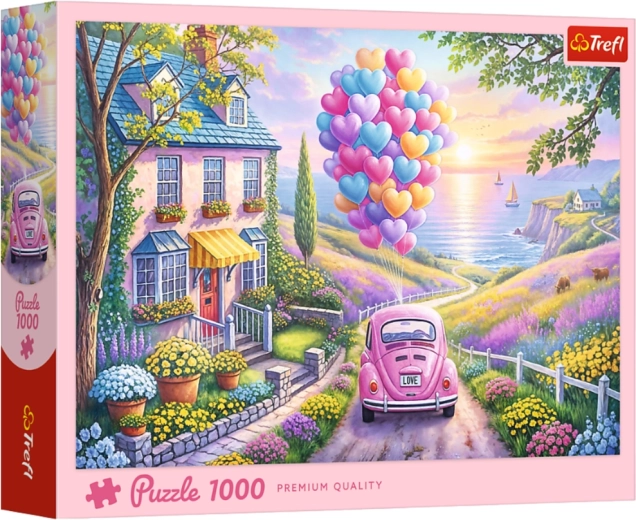 Puzzle 1000 piese – Plimbare romantică – Trefl