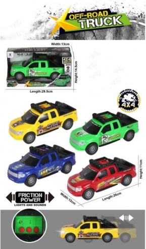 Mașină cu sunet și lumină, roșie