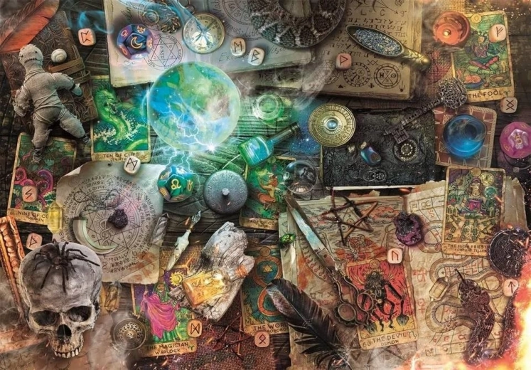 Puzzle CLEMENTONI Maleficium – artefacte oculte 1000 piese